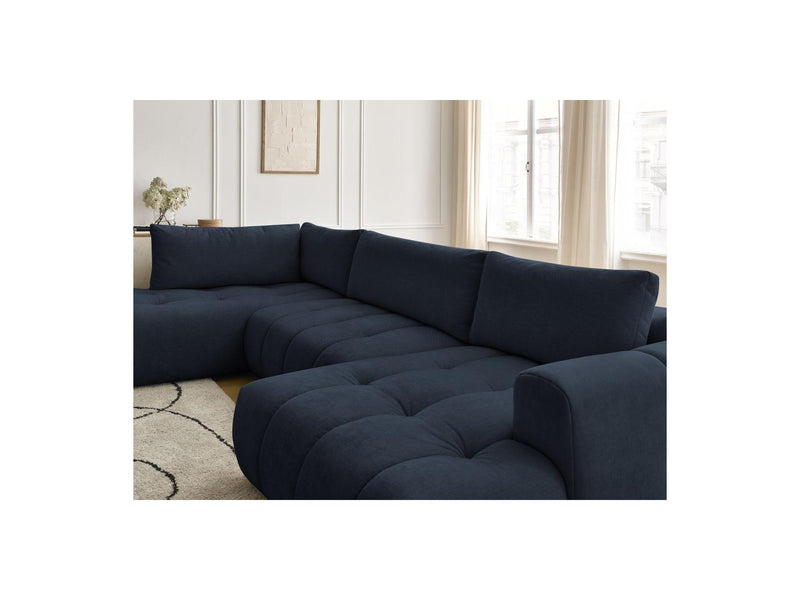 Canapé Panoramique Convertible - Fuji - Tissu Lisse - Angle Droit