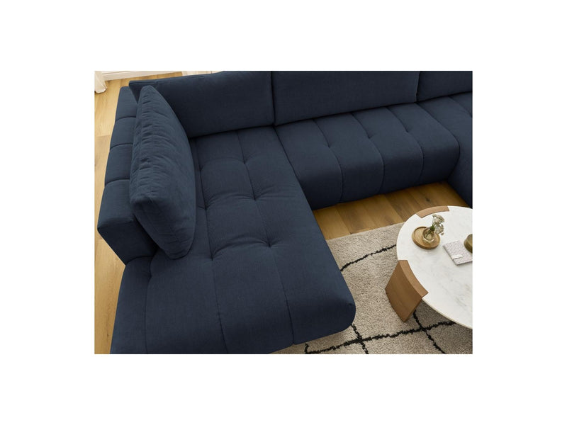 Canapé Panoramique Convertible - Fuji - Tissu Lisse - Angle Droit