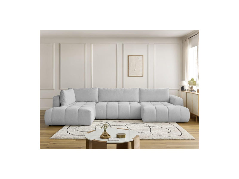 Canapé Panoramique Convertible - Fuji - Tissu Lisse - Angle Droit