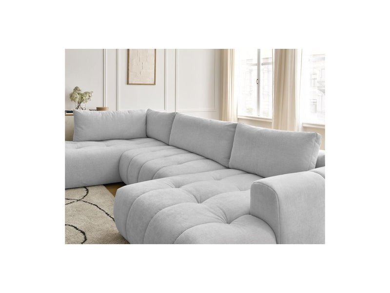 Canapé Panoramique Convertible - Fuji - Tissu Lisse - Angle Droit