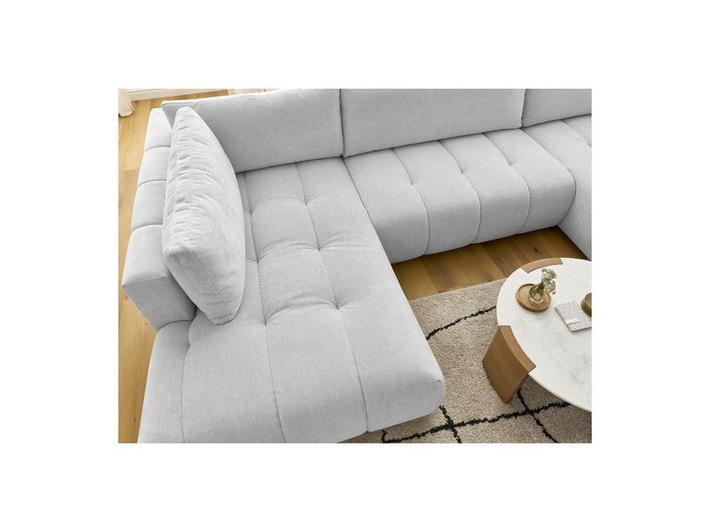 Canapé Panoramique Convertible - Fuji - Tissu Lisse - Angle Droit