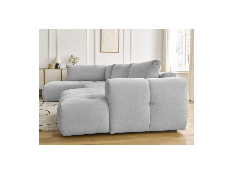 Canapé Panoramique Convertible - Fuji - Tissu Lisse - Angle Droit