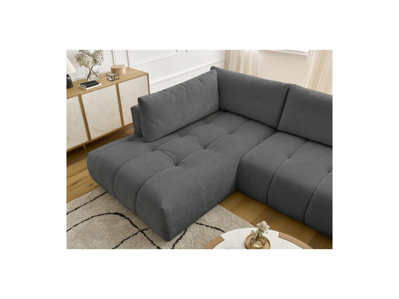 Canapé Panoramique Convertible - Fuji - Tissu Lisse - Angle Droit