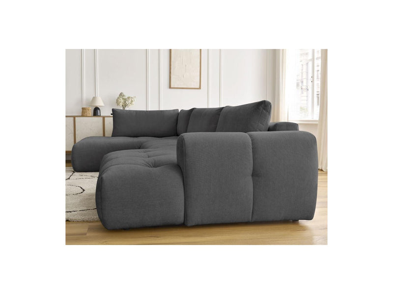 Canapé Panoramique Convertible - Fuji - Tissu Lisse - Angle Droit