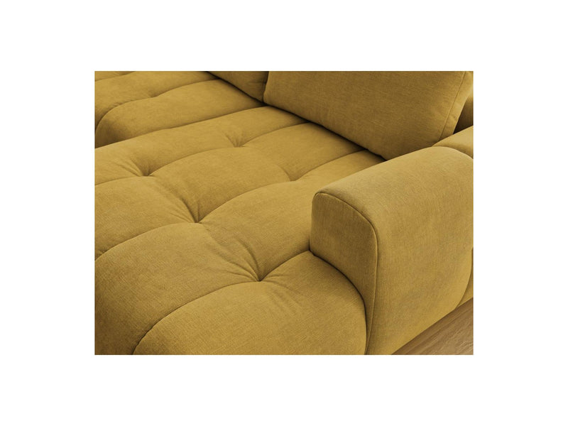 Canapé Panoramique Convertible - Fuji - Tissu Lisse - Angle Droit