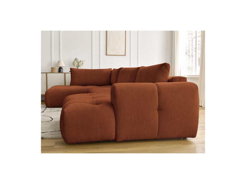 Canapé Panoramique Convertible - Fuji - Tissu Lisse - Angle Droit