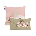 Fodera Per Cuscino White Peonies - Multicolore