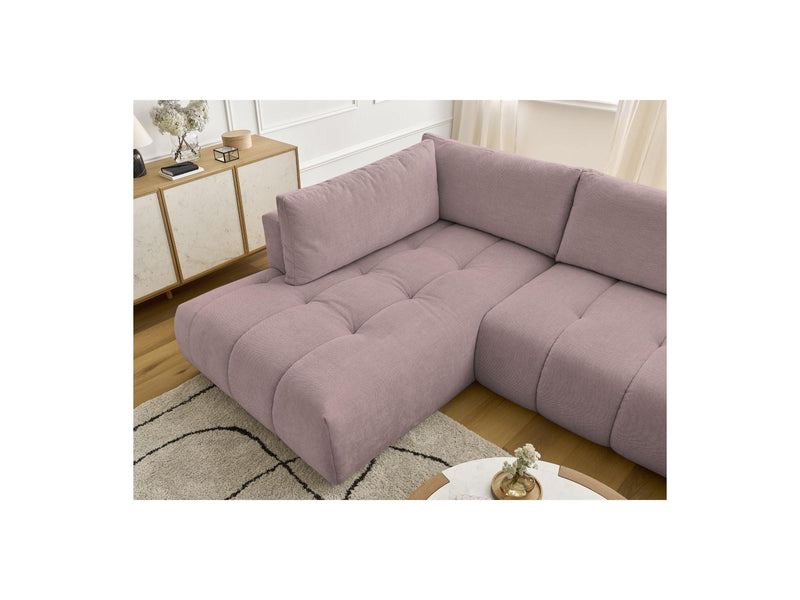 Canapé Panoramique Convertible - Fuji - Tissu Lisse - Angle Droit