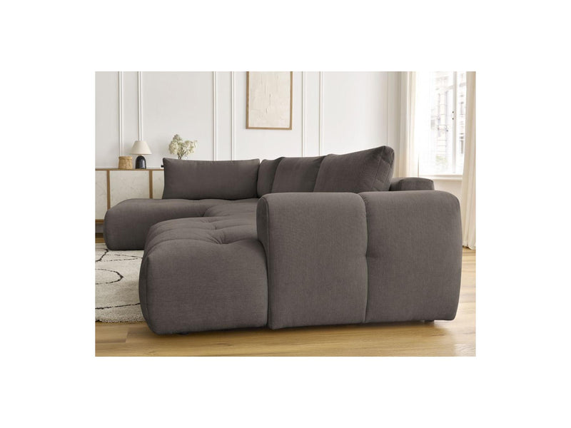 Canapé Panoramique Convertible - Fuji - Tissu Lisse - Angle Droit