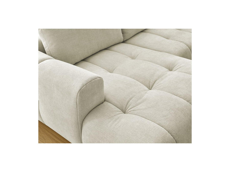 Canapé Panoramique Convertible - Fuji - Tissu Lisse - Angle Gauche