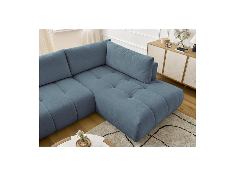 Canapé Panoramique Convertible - Fuji - Tissu Lisse - Angle Gauche