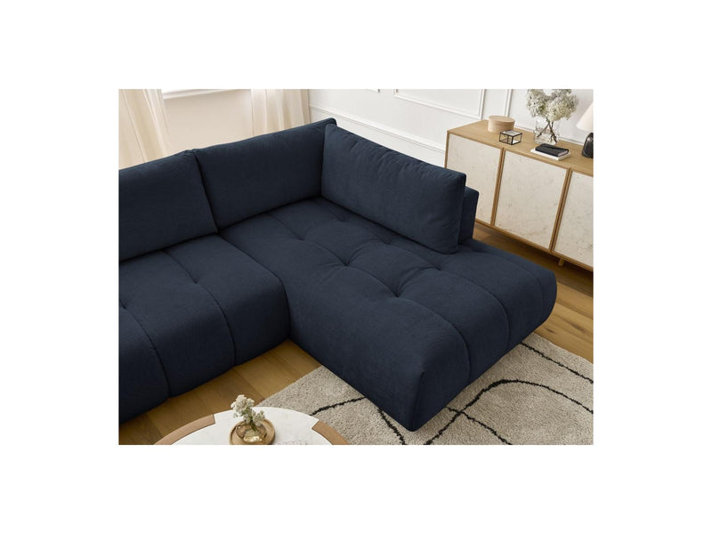 Canapé Panoramique Convertible - Fuji - Tissu Lisse - Angle Gauche