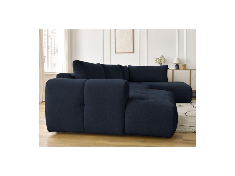 Canapé Panoramique Convertible - Fuji - Tissu Lisse - Angle Gauche