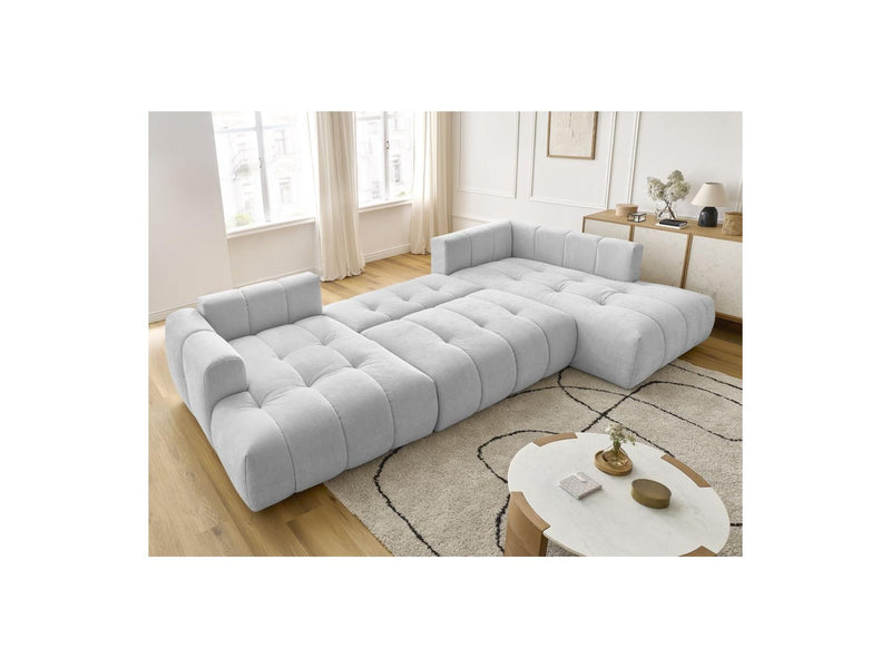 Canapé Panoramique Convertible - Fuji - Tissu Lisse - Angle Gauche