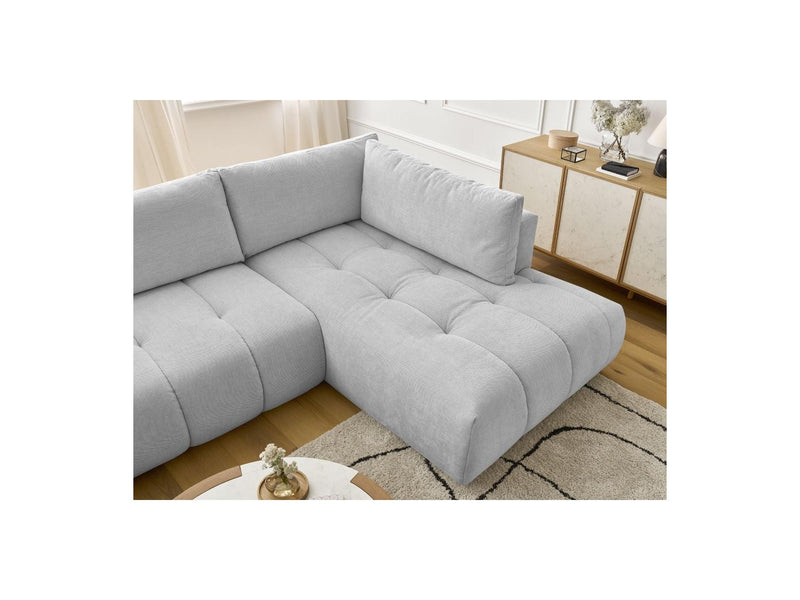 Canapé Panoramique Convertible - Fuji - Tissu Lisse - Angle Gauche