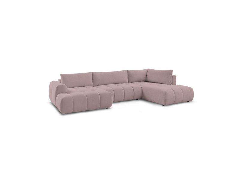 Canapé Panoramique Convertible - Fuji - Tissu Lisse - Angle Gauche