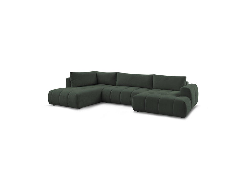 Canapé Panoramique Convertible - Fuji - Tissu Lisse - Angle Droit
