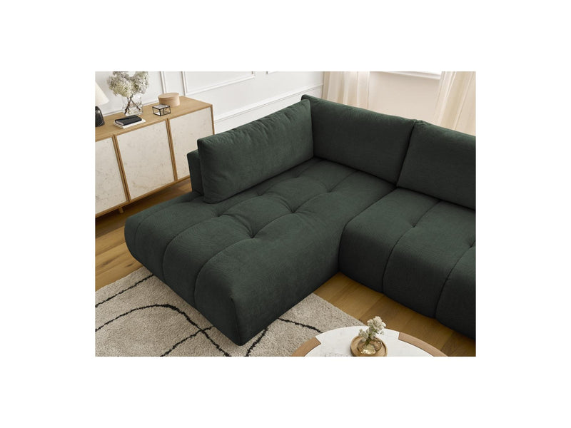 Canapé Panoramique Convertible - Fuji - Tissu Lisse - Angle Droit