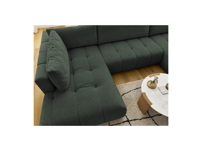 Canapé Panoramique Convertible - Fuji - Tissu Lisse - Angle Droit