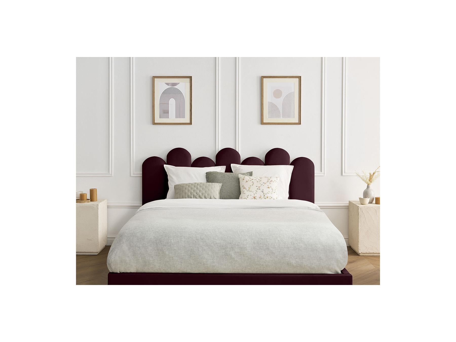 Badja - Cama con arcón - Terciopelo
