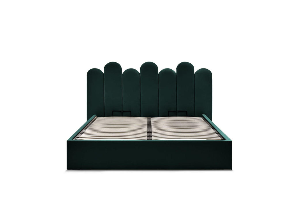 Badja - Cama con arcón - Terciopelo