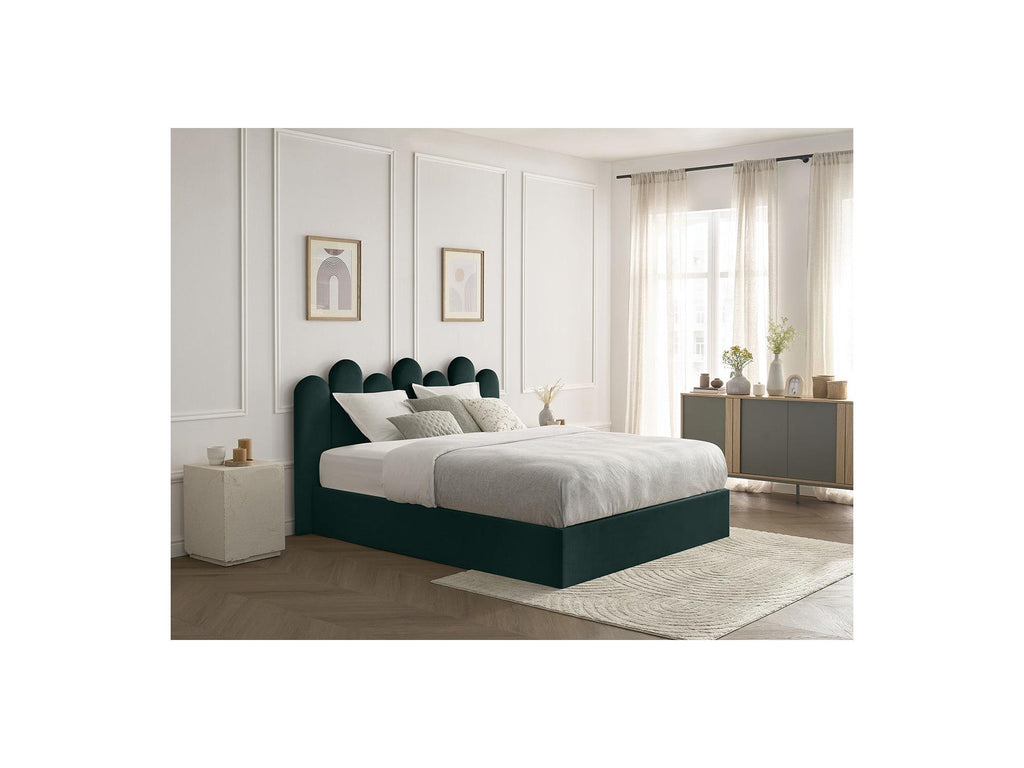 Badja - Cama con arcón - Terciopelo