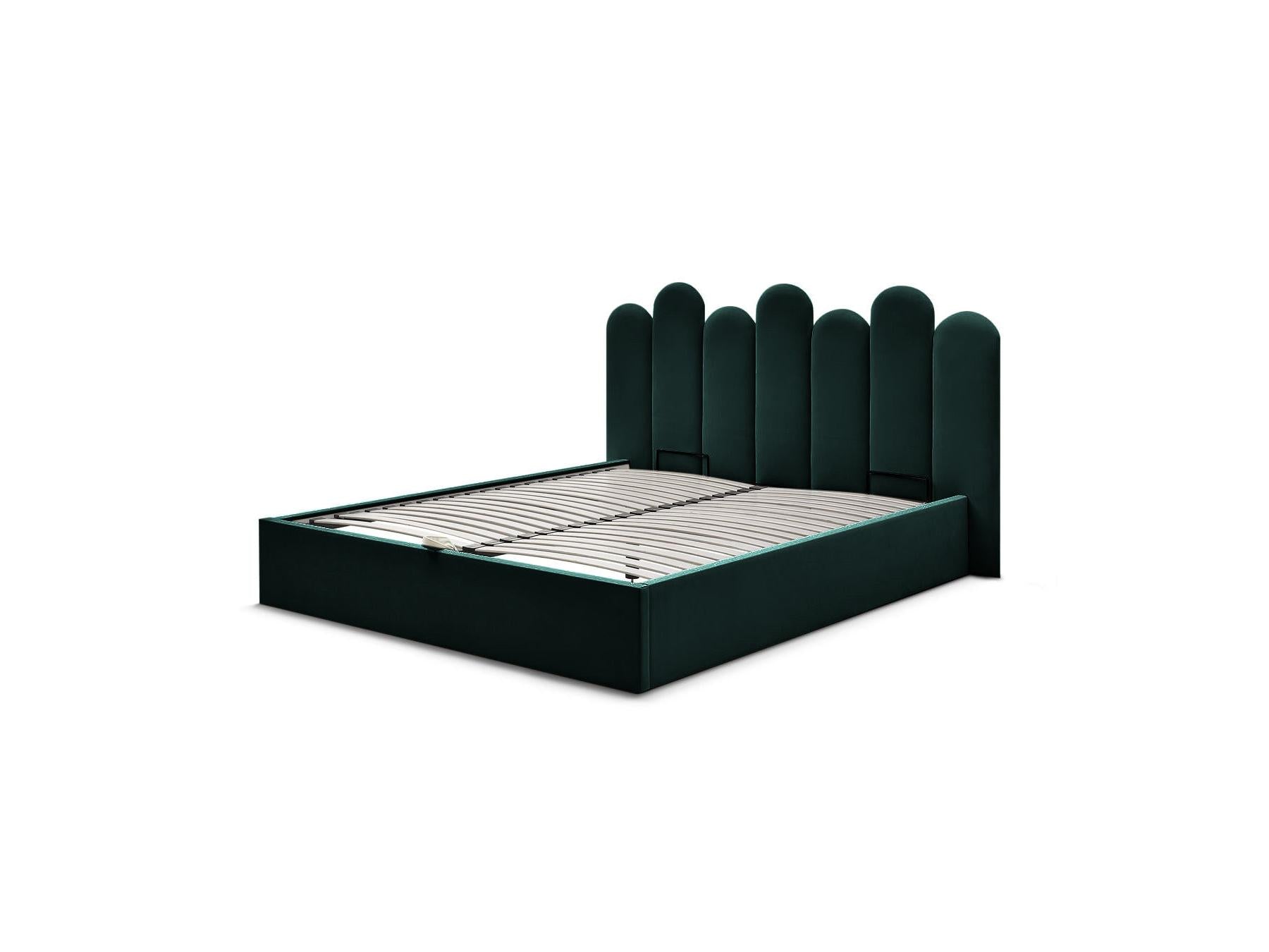 Badja - Cama con arcón - Terciopelo