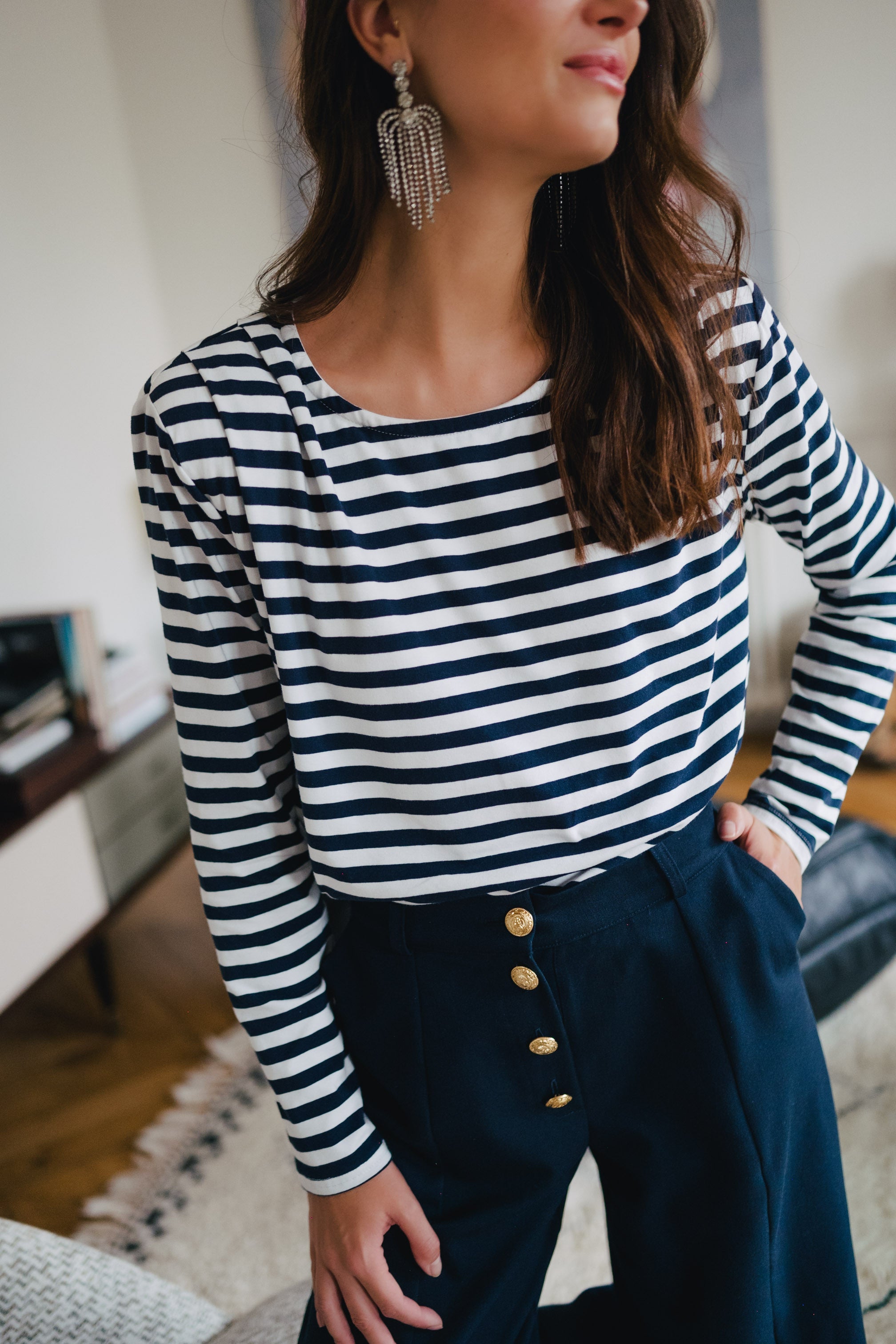 Mike Navy Top