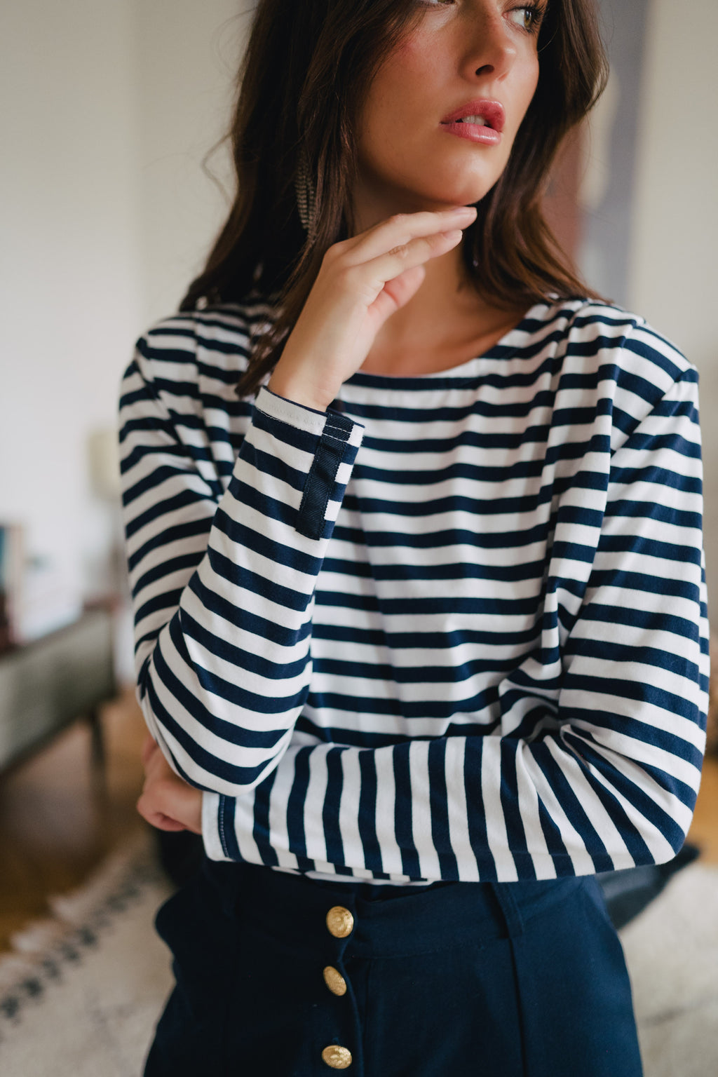 Mike Navy Top