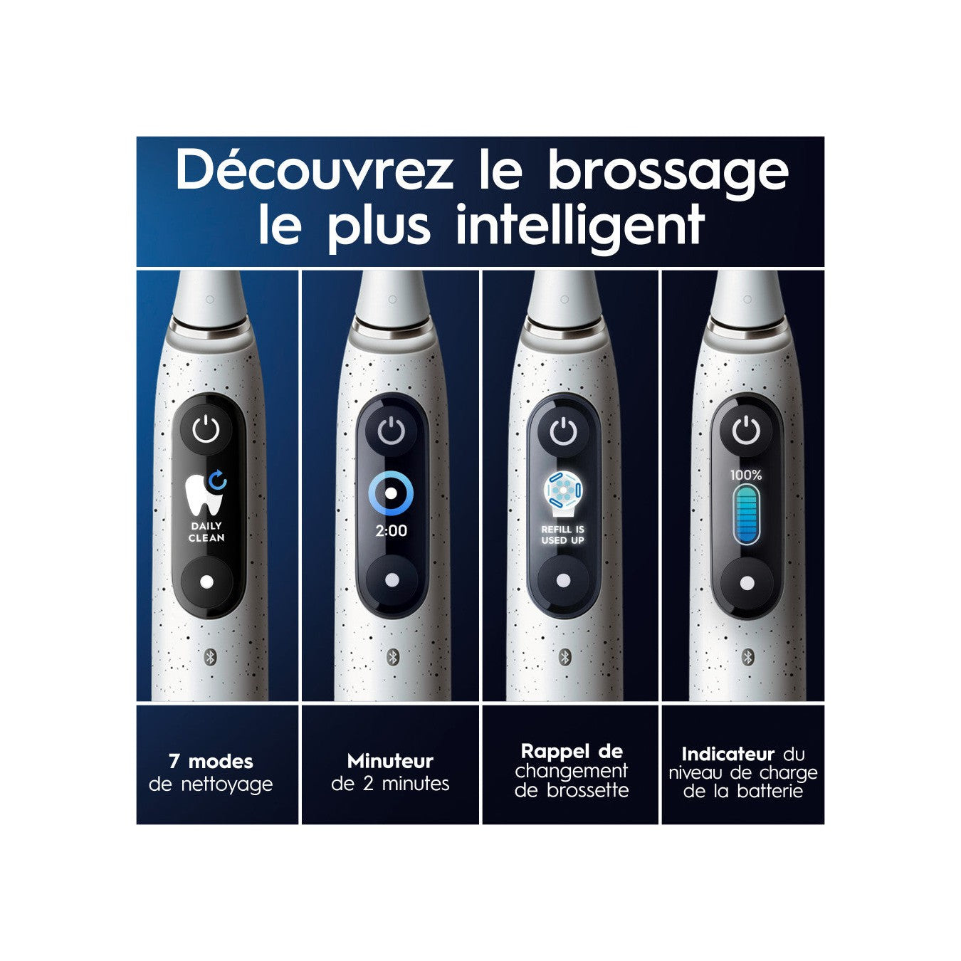 Oral-B Io10 Electric Toothbrush with Charger Travel Case - White