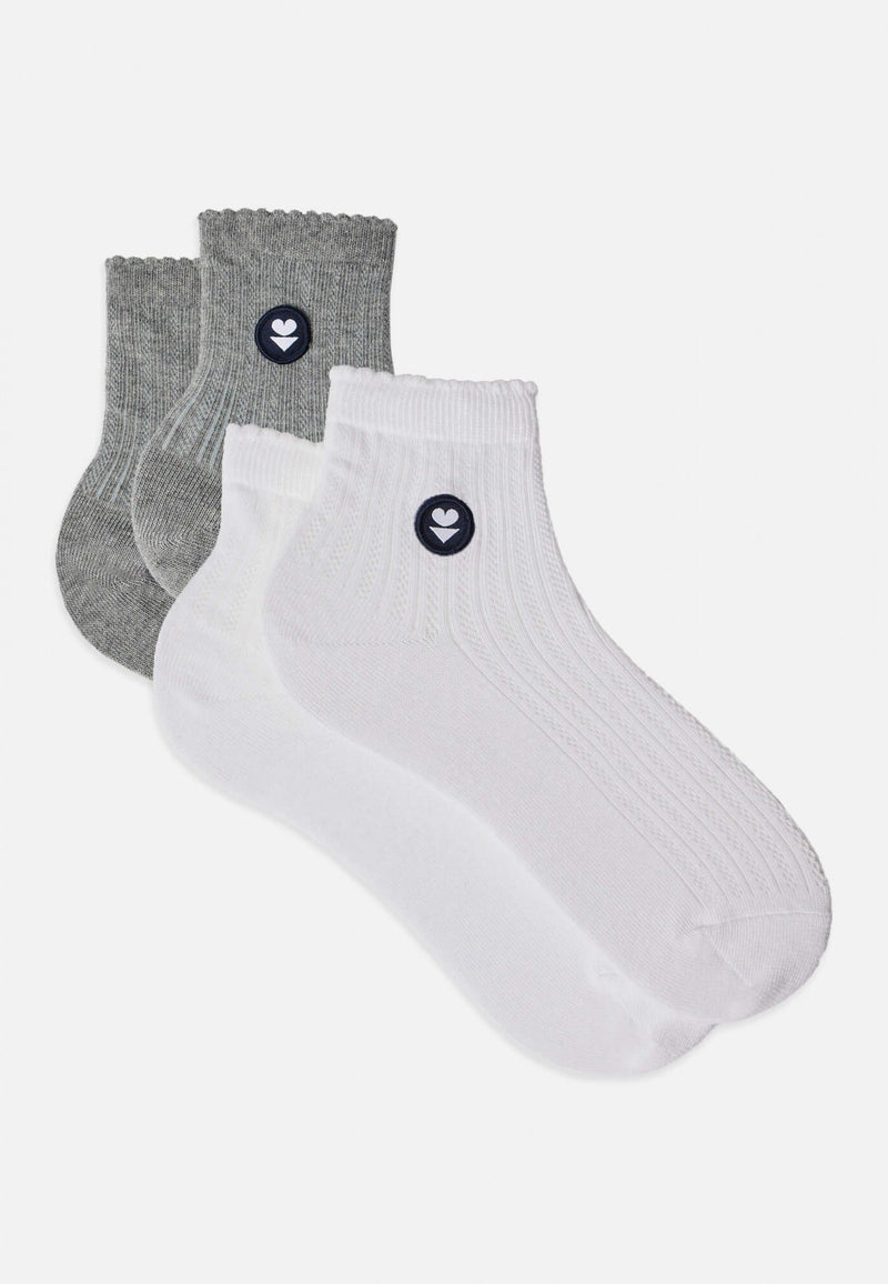 Pack Chaussettes Lucie Duo - Duo De Chaussettes Courtes À Croquet En Coton