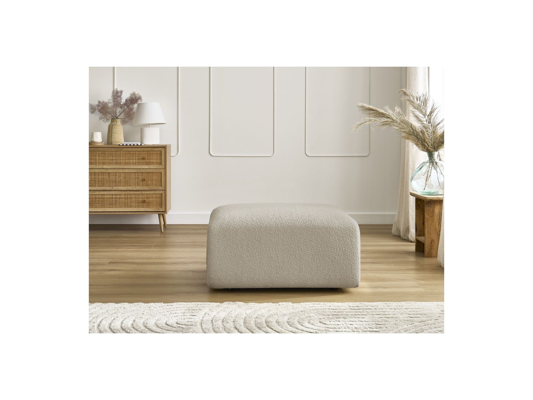 Puf - Tina - Tejido bouclé