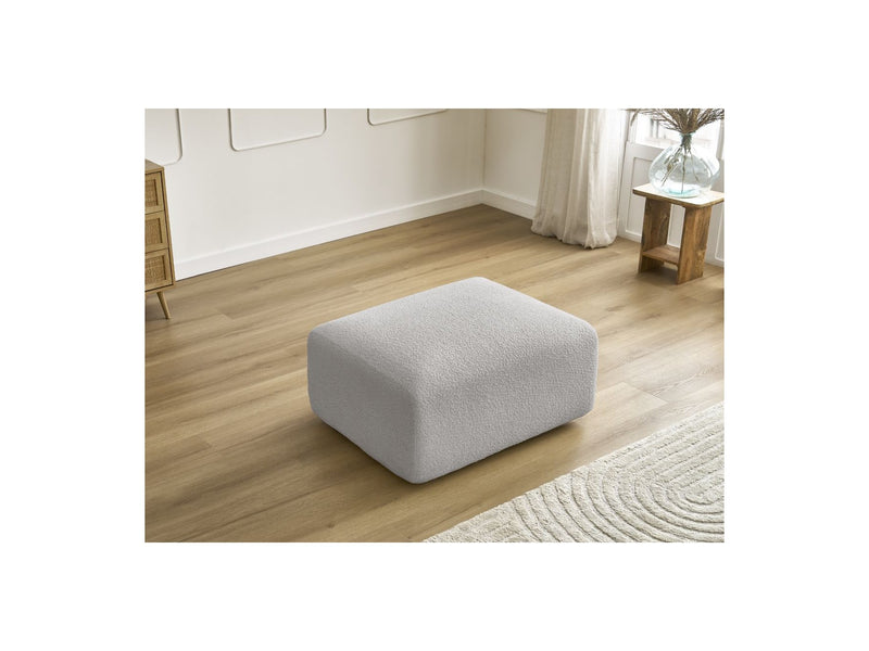 Pouf - Tina - Tissu Bouclette