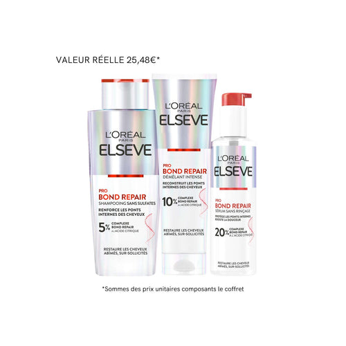 Elseve Pro Bond Repair - La Routine Protectrice Des Cheveux Abîmés