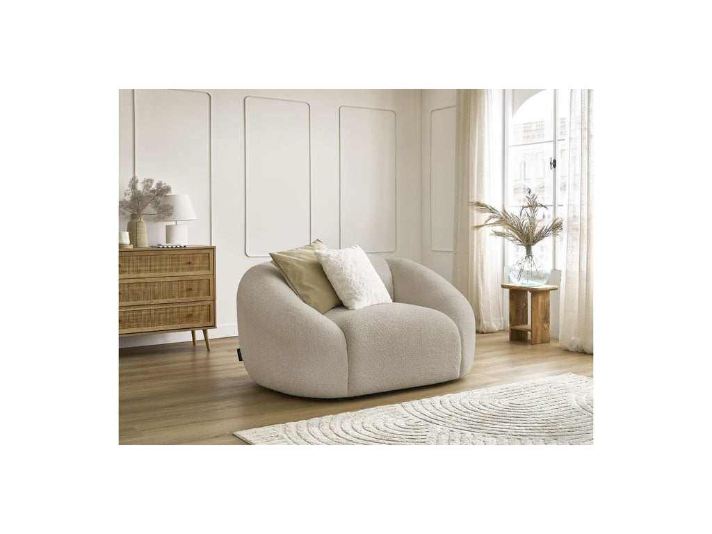 Armchair - Tina - Bouclé Fabric