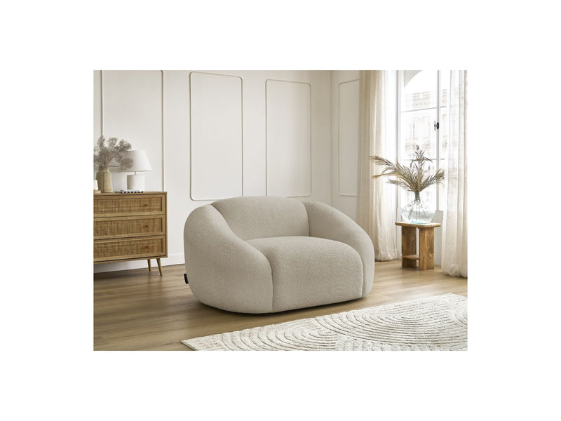 Fauteuil - Tina - Tissu Bouclette