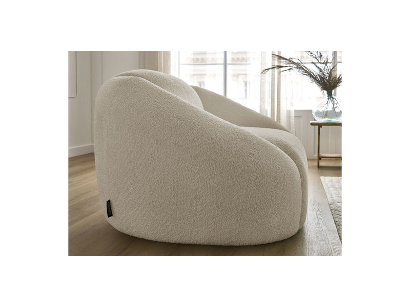 Fauteuil - Tina - Tissu Bouclette