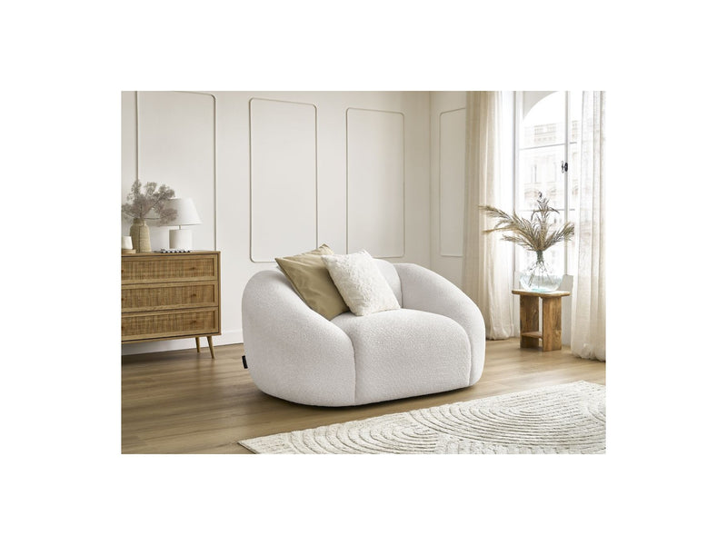 Fauteuil - Tina - Tissu Bouclette