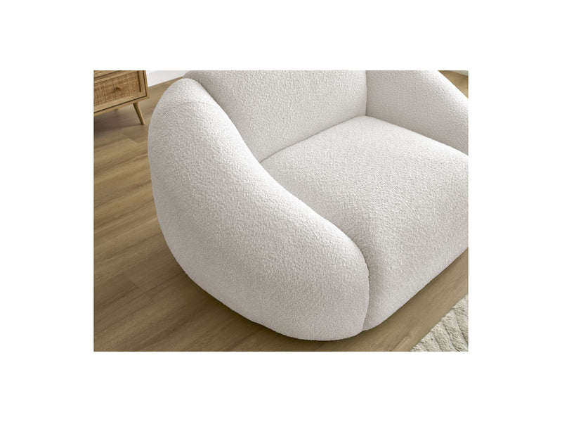 Fauteuil - Tina - Tissu Bouclette