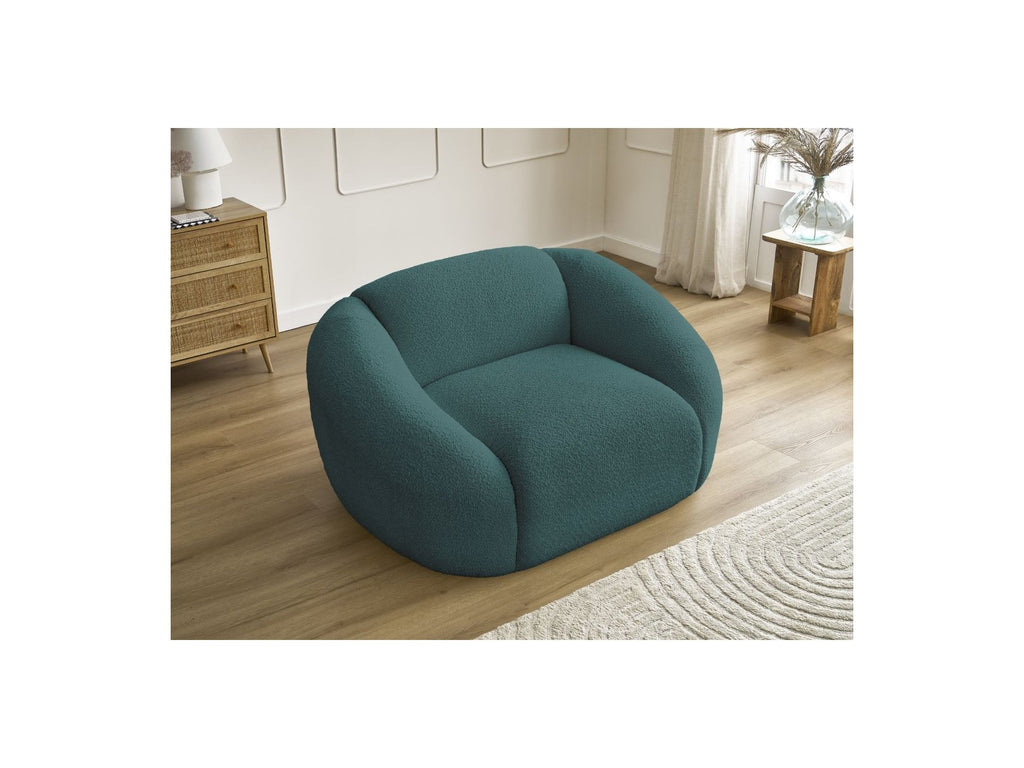 Armchair - Tina - Bouclé Fabric