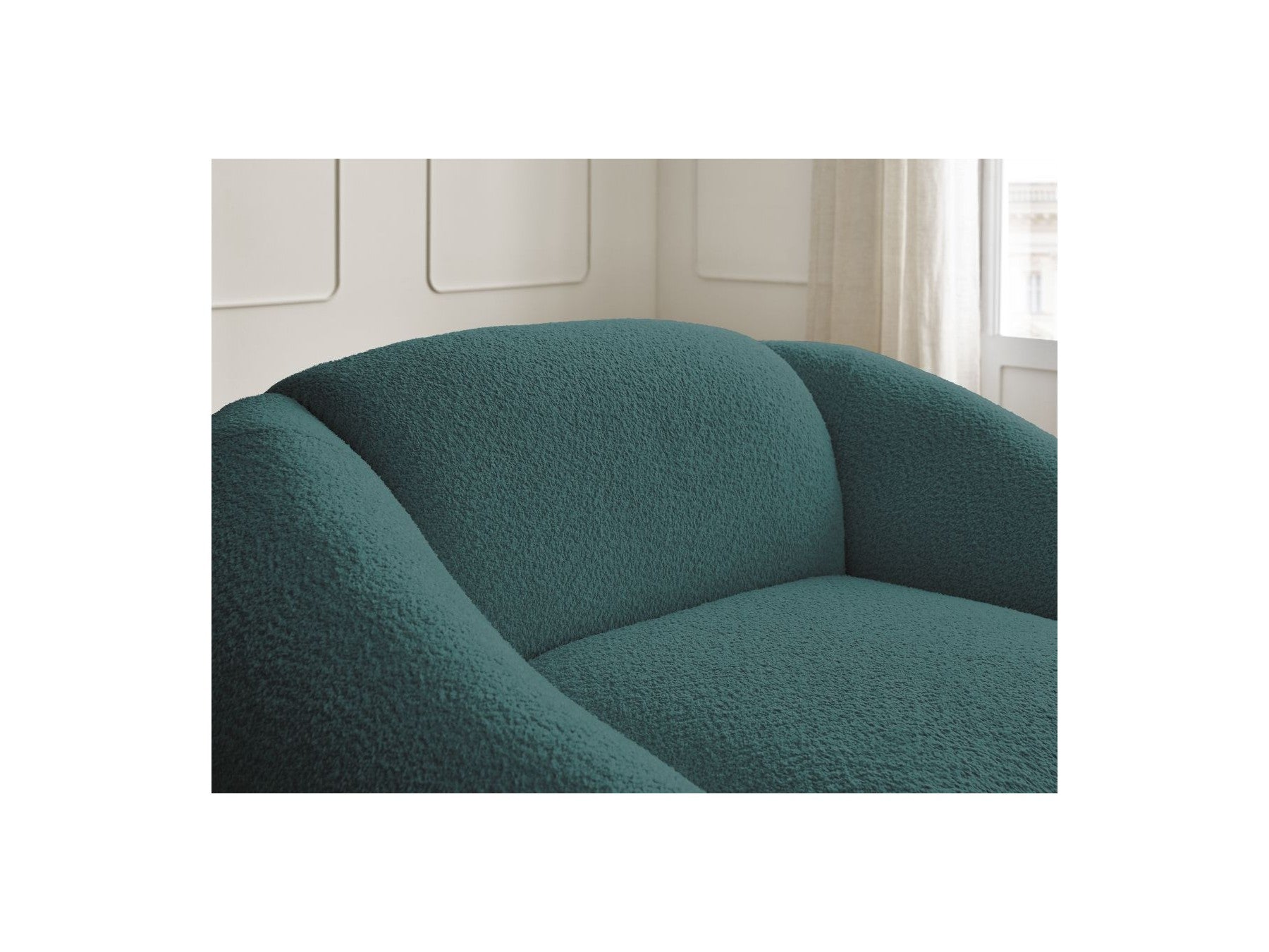 Armchair - Tina - Bouclé Fabric