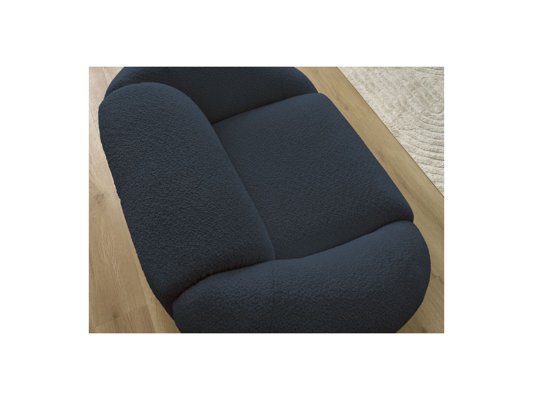 Armchair - Tina - Bouclé Fabric