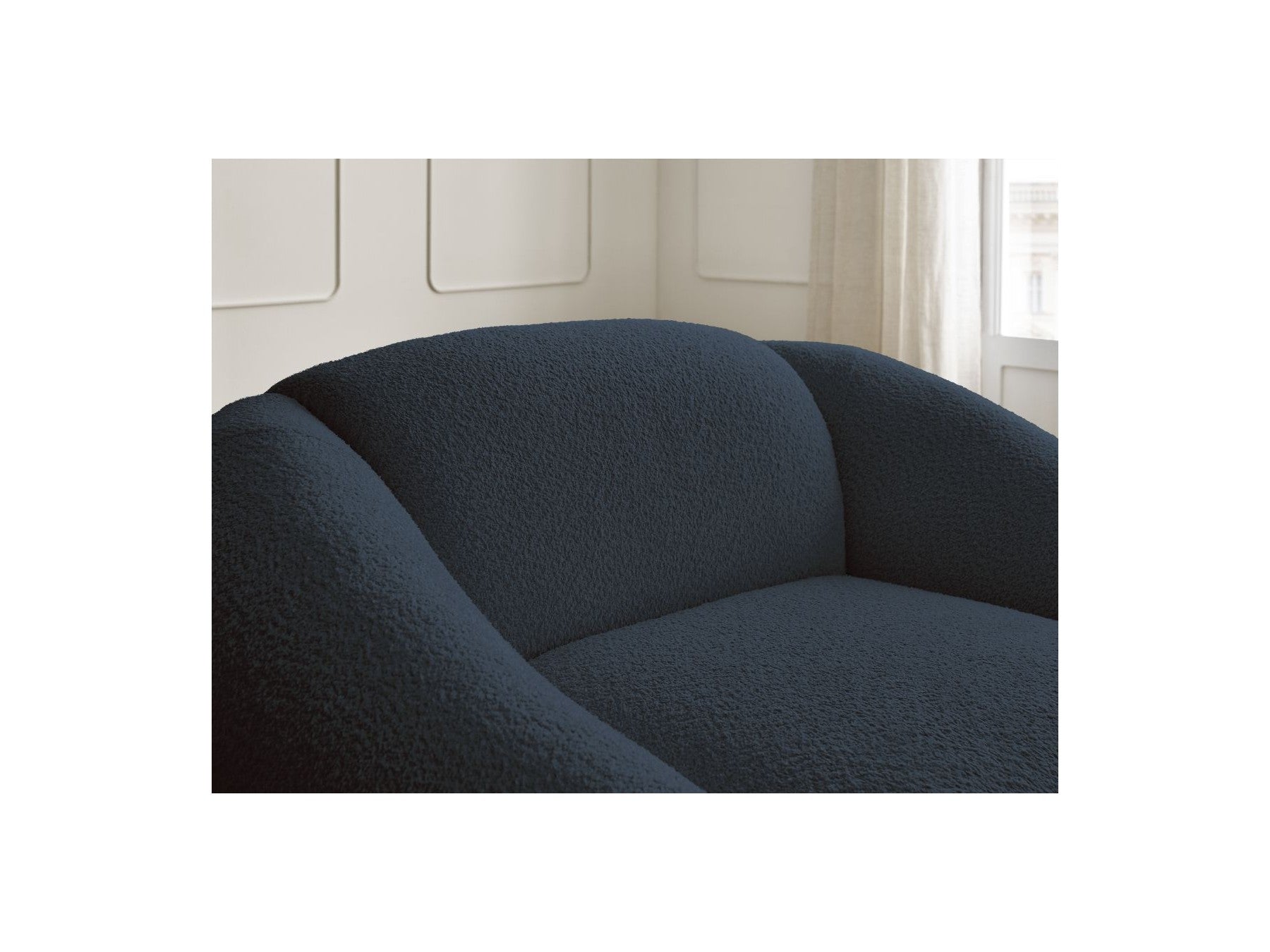 Armchair - Tina - Bouclé Fabric
