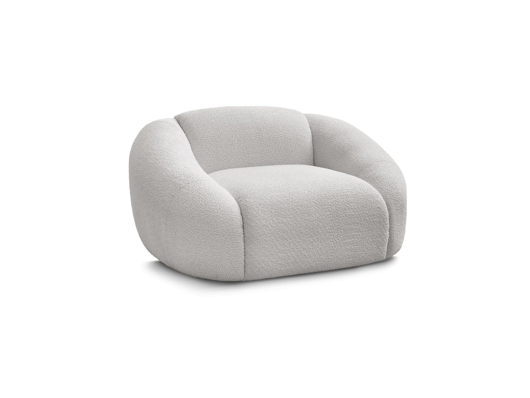 Armchair - Tina - Bouclé Fabric
