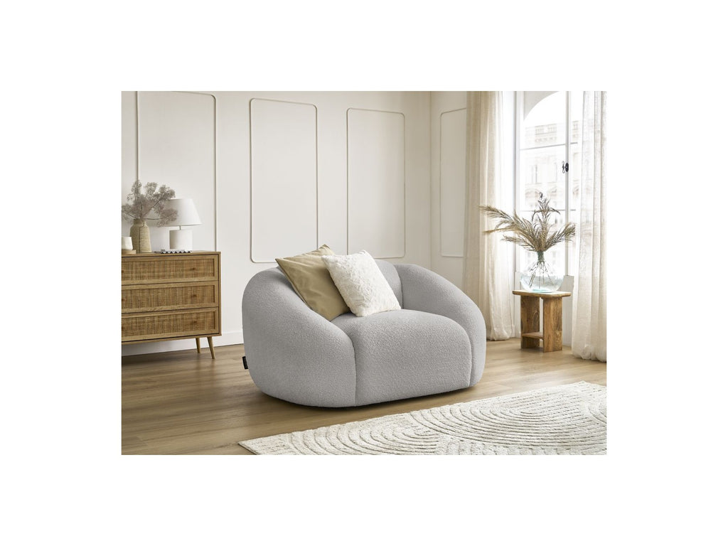 Armchair - Tina - Bouclé Fabric