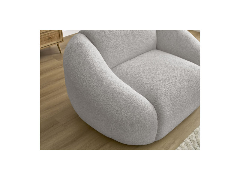 Fauteuil - Tina - Tissu Bouclette