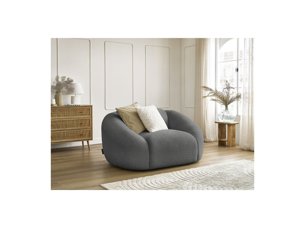 Armchair - Tina - Bouclé Fabric