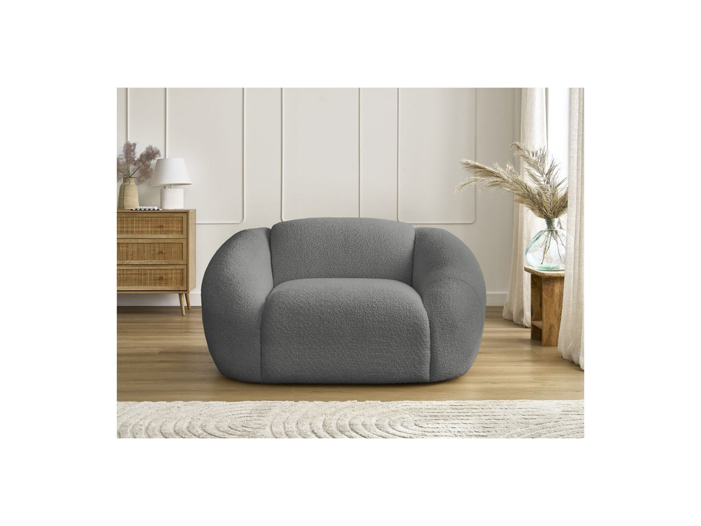 Armchair - Tina - Bouclé Fabric