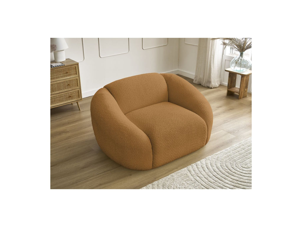 Armchair - Tina - Bouclé Fabric