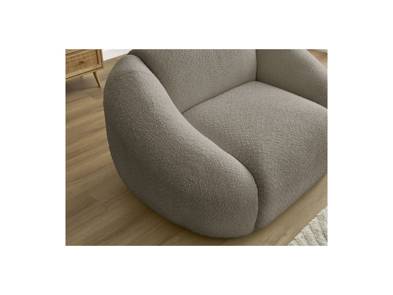 Fauteuil - Tina - Tissu Bouclette